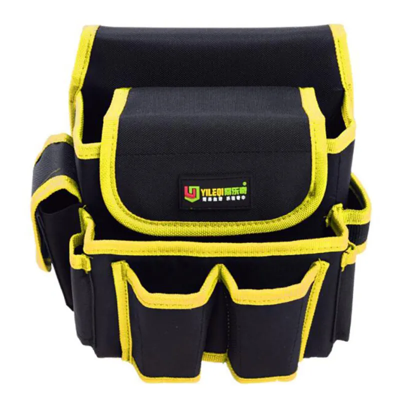 Сумка для инструментов, наплечный набор, многофункциональный рюкзак, комплект для ремонта лифта, холщовые утолщенные сумки на плечо - Цвет: AQW1068 yellow-