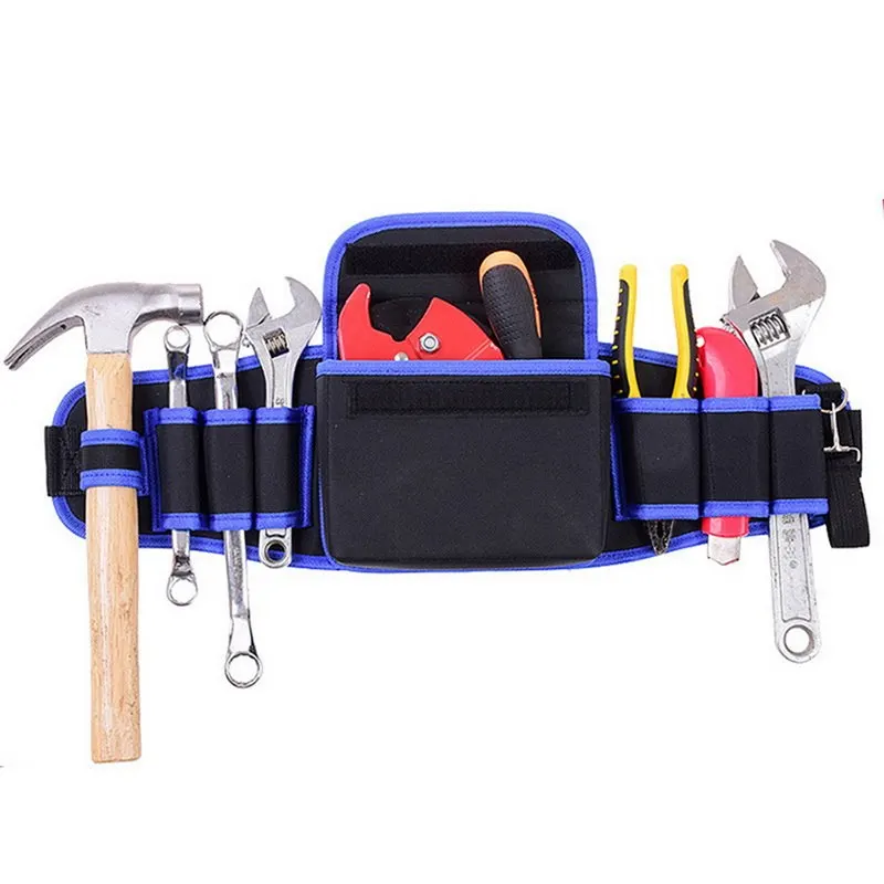 

Urijk 1PC New 2018 Multi-pocket Waist Bag Magnetic Wristband For Electrician Carpenter Contractor Handware Tool Storage Bags