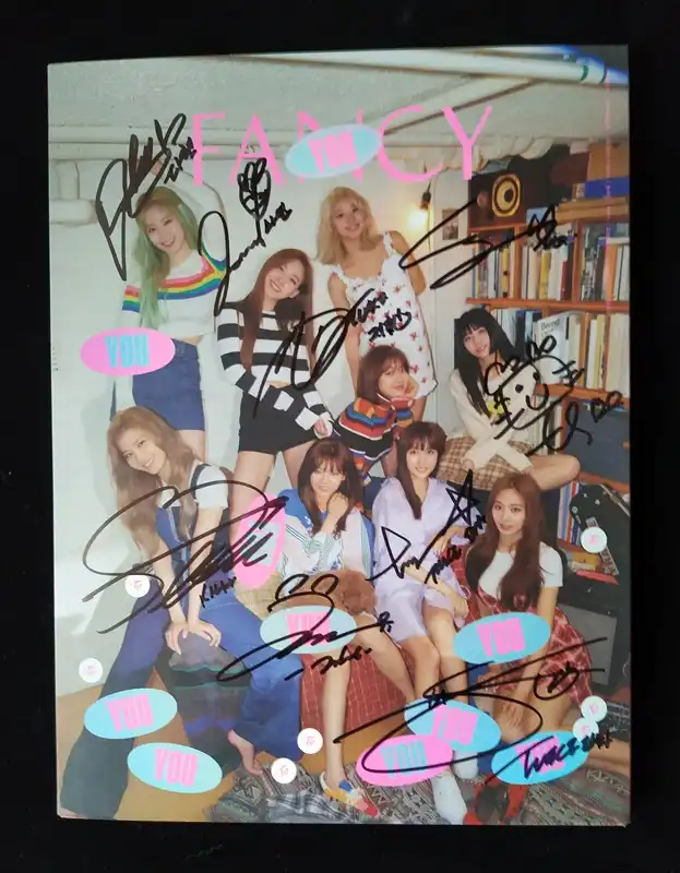 Hand Signed Twice Autographed Fancy You Mini7th Album Cd Signed Poster Photo Photo Albums Aliexpress