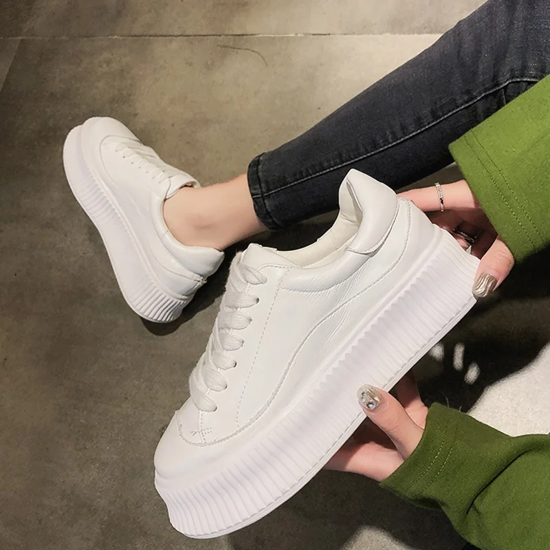 Женские туфли на плоской подошве FeiYiTu весна 2019 6 см кроссовки платформе слипоны