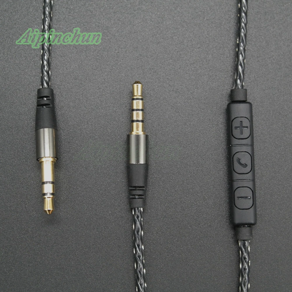 Аудиокабель Aipinchun с разъемом 3 5 мм на и микрофоном|jack audio|3.5mm to 3.5mm3.5mm 3.5mm jack |