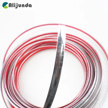 

10mm X15m Car Chrome Styling Accessories Decoration Trim Strip for Nissan Teana X-Trail Qashqai Livina Sylphy Tiida Sunny March