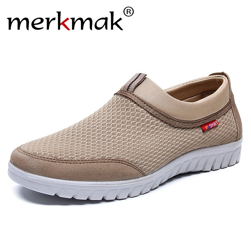 Merkmak الرجال حذاء كاجوال العلامة التجارية حذاء رجالي الرجال أحذية رياضية الشقق شبكة الانزلاق على المتسكعون تنفس حجم كبير 38 ~ 50 الأحذية ل الذكو... Merkmak الرجال حذاء كاجوال العلامة التجارية حذاء رجالي الرجال أحذية رياضية الشقق شبكة الانزلاق على المتسكعون تنفس حجم كبير 38 ~ 50 الأحذية ل الذكو...