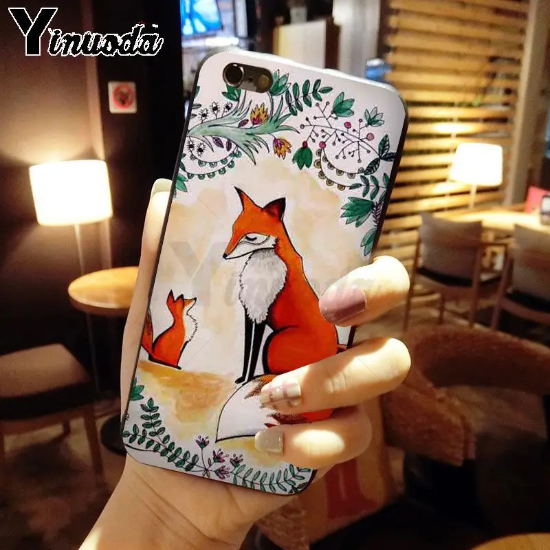 catoon cute lovely fox animal