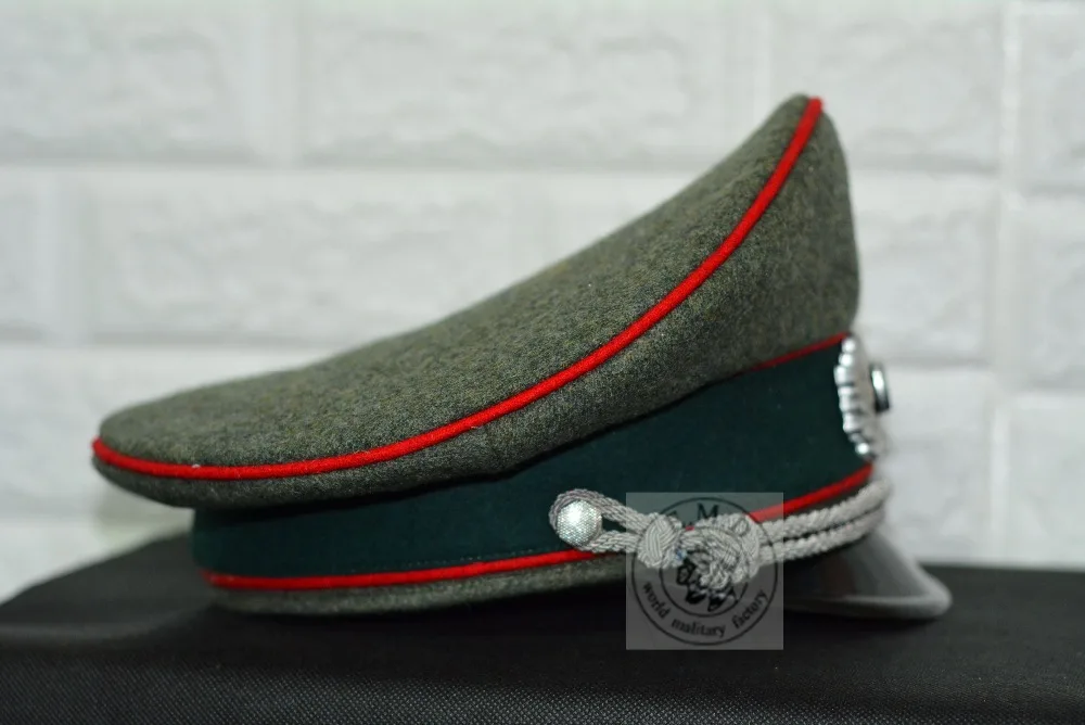 Головной убор E.M.D M36 WH. Шерсть (красная нить)|Мужские военные шляпы| |