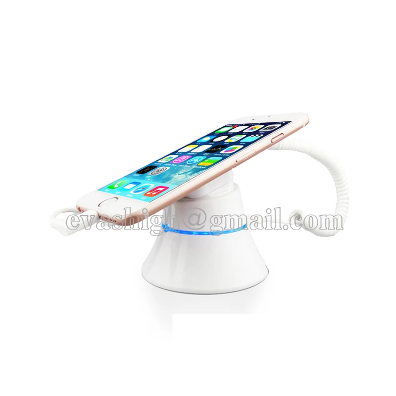 

Cell phone security display stand iphone alarm holder samsung charging base anti theft device with wireless remote controller