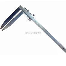 0-500 мм x 250 мм длинная челюсть сверхмощный штангенциркуль с наконечником высокое качество измерительные инструменты