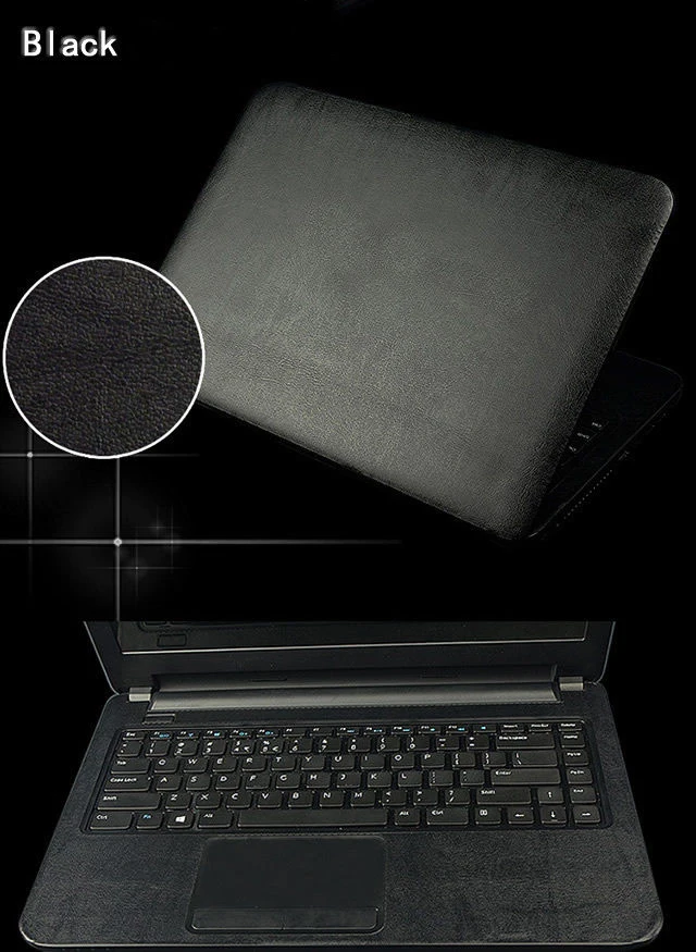 Carbon fiber Leather Laptop Sticker Decal Skin Cover Protector for New ASUS ZenBook 13 UX333FA UX333FN UX333F 13.3" - Цвет: Black Leather skin