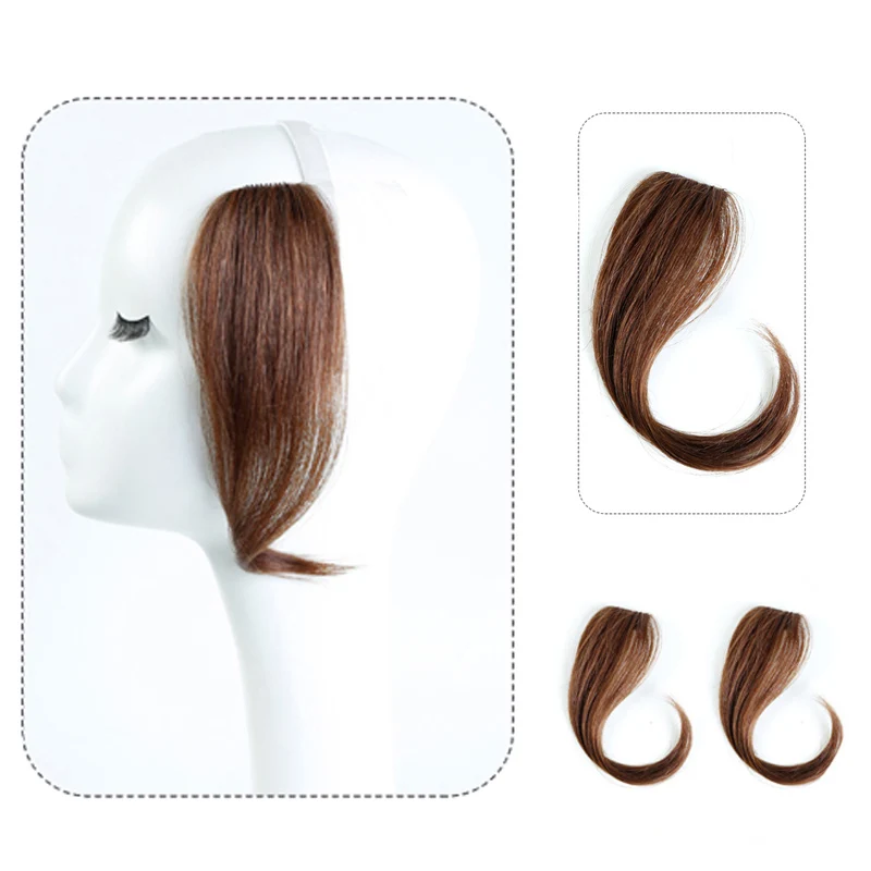 DIFEI Long Clip In on Front Hair Bang Side Fringe Hair Extension Real Natural Synthetic Bangs Hair Piece for Women DIFEI Long Clip In on Front Hair Bang Side Fringe Hair Extension Real Natural Synthetic Bangs Hair Piece for Women