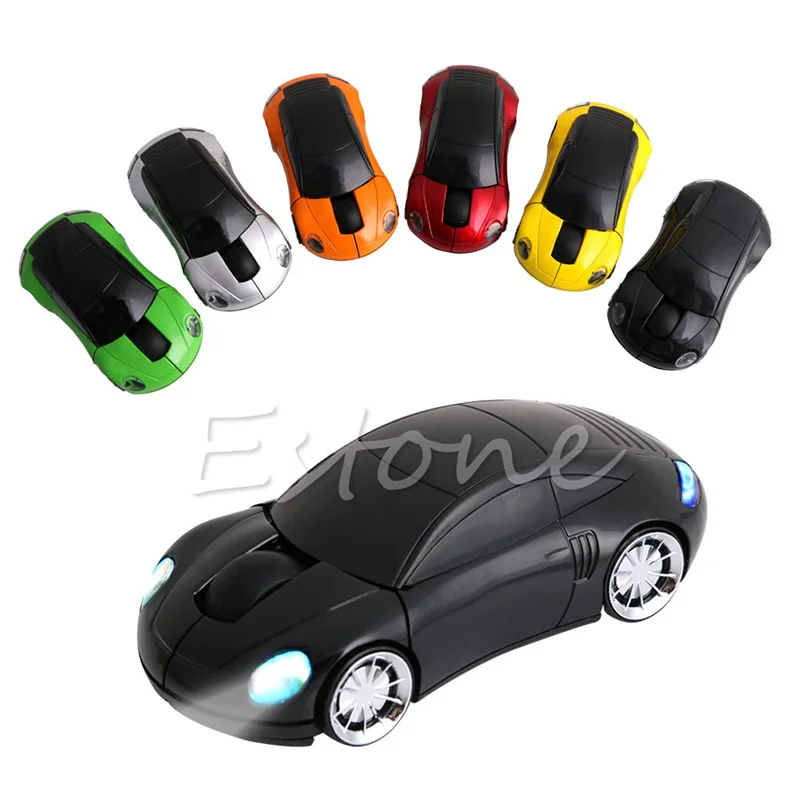 

Computer Accessories 2.4GHz 3D Optical Wireless Mouse Mice Car Shape Receiver USB For PC Laptop