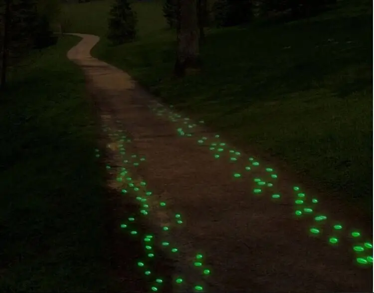  Solar Glow Stone Simulation Lightweight Luminous Pebble Stone For Home Fish Tank Decor Garden Corridor Decorations 