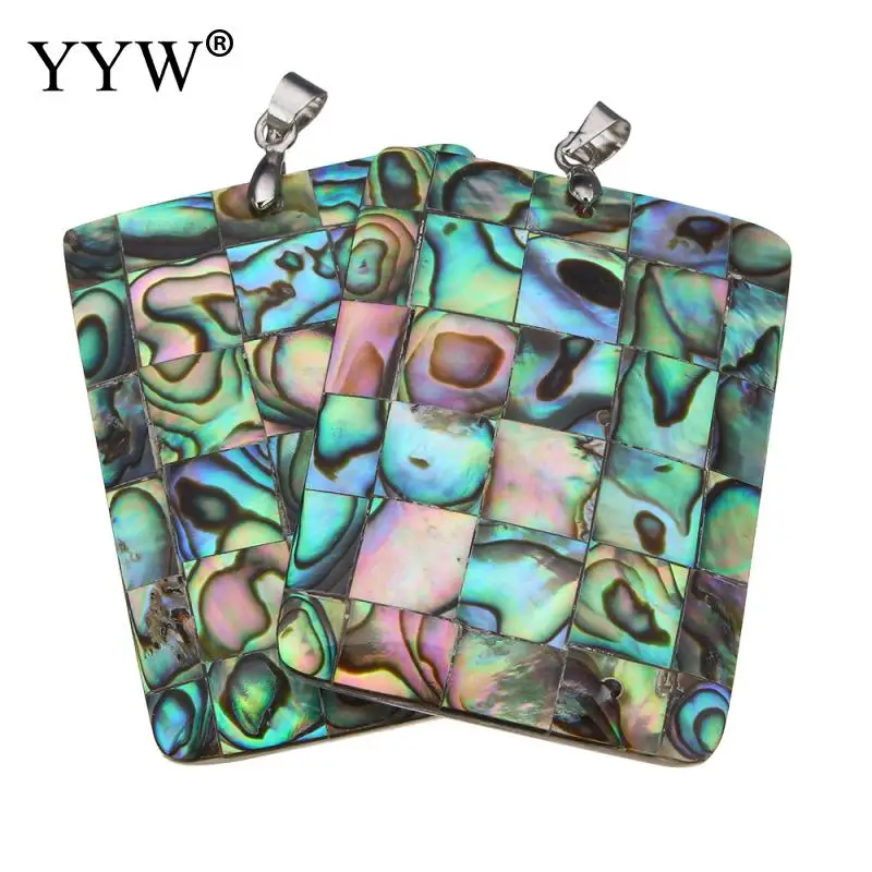 

Natural Abalone Shell Pendant Oyster Paua Shell Pendant Colorful Mother Of Pearl Shell For Diy Necklace Handmade Jewelry