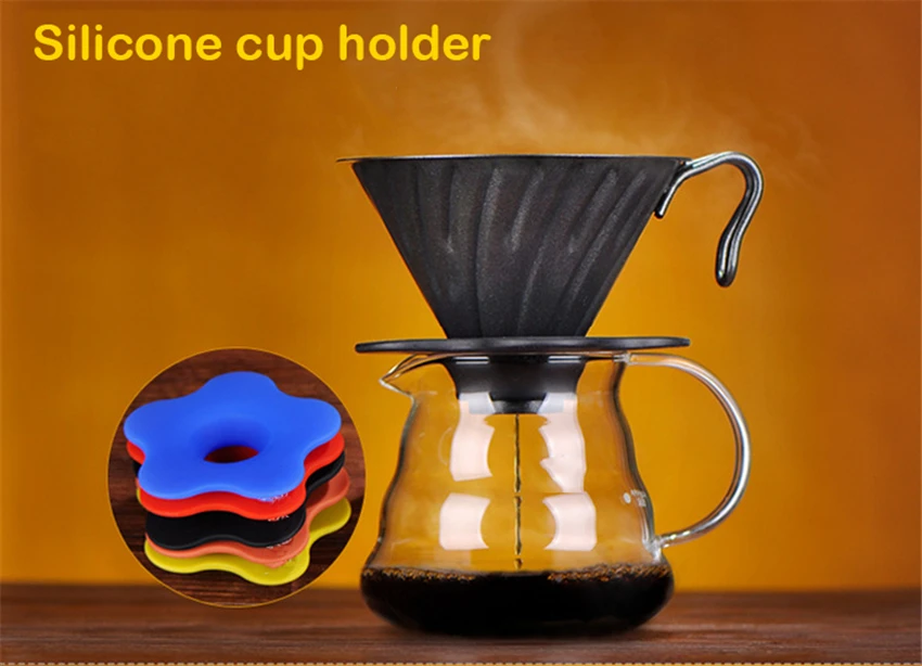 Фильтр-капельница для кофе из нержавеющей стали, капельница для эспрессо V60, кофейные принадлежности для приготовления кофе, аксессуары для кофе, бариста