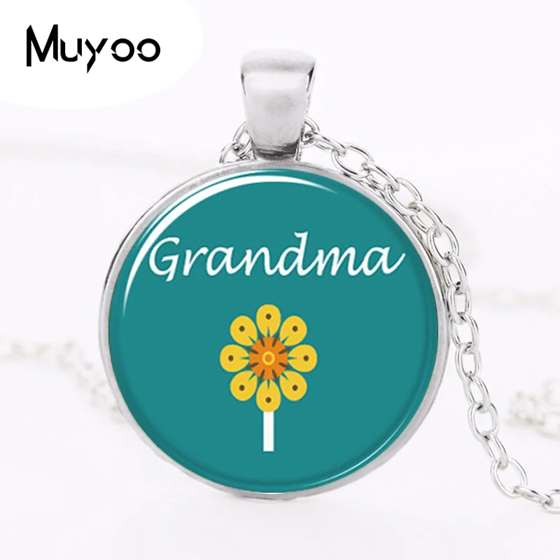 Ожерелье с надписью «Grandma», идея подарка на день матери, ожерелье ...