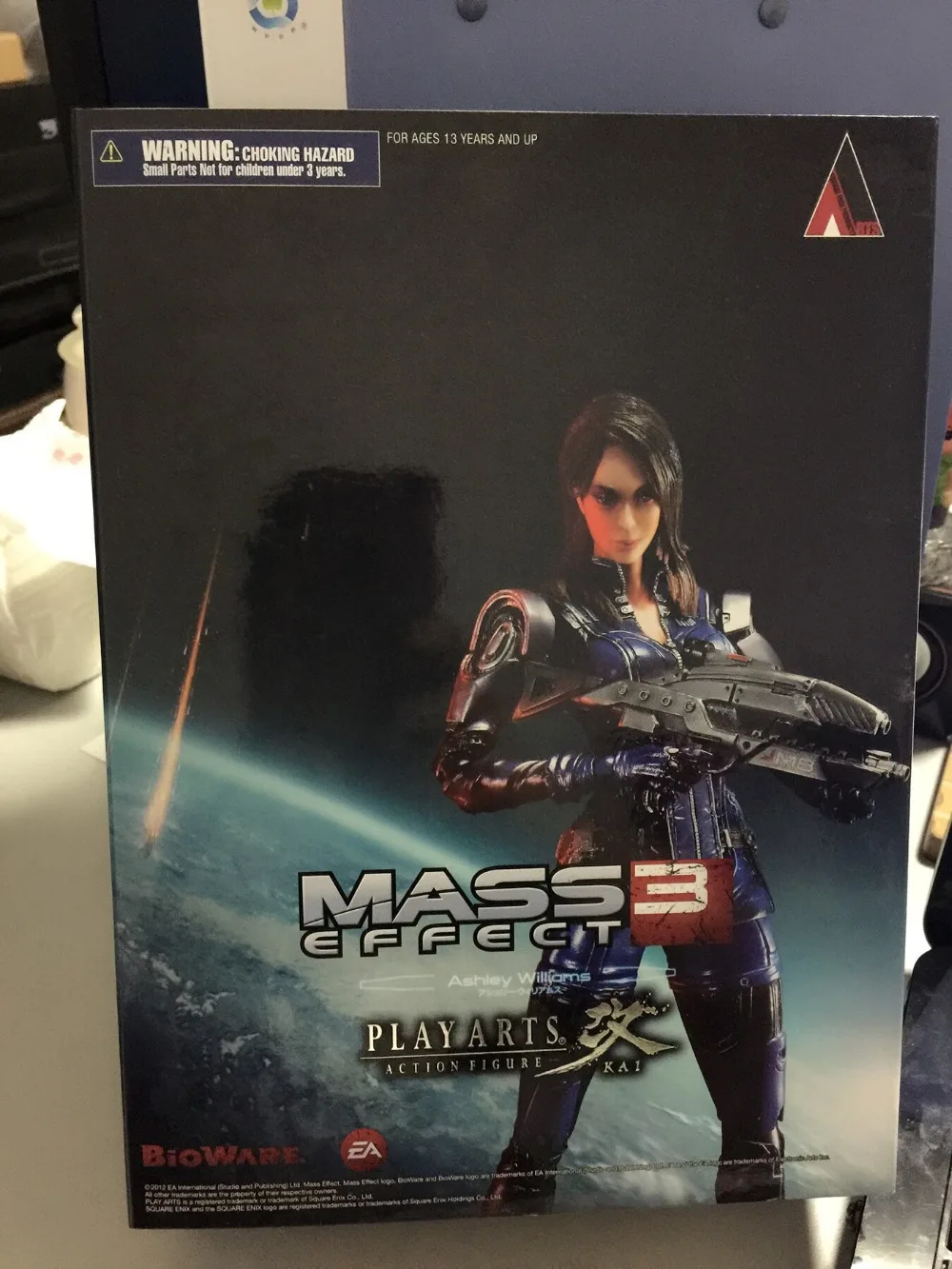

SQUARE ENIX MASS 3 EFFECT PLAY ARTS ACTION FIGURE KAI ASHLEY WILLIAMS 9""