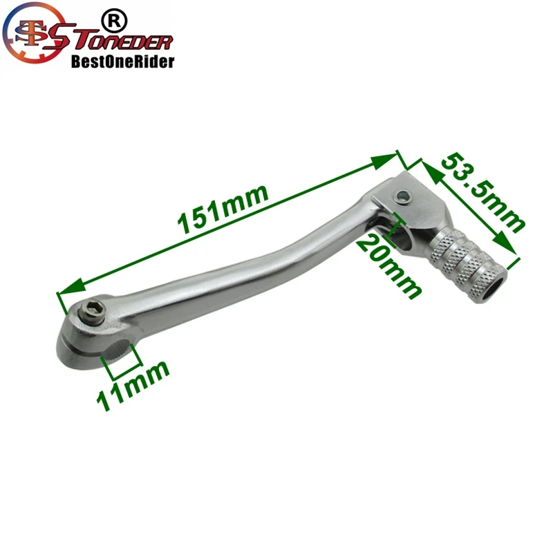 Алюминиевый Рычаг переключения передач для 50cc 70cc 90cc 110cc 125cc 140cc 150cc 160cc YX Pitster Pro DHZ SSR