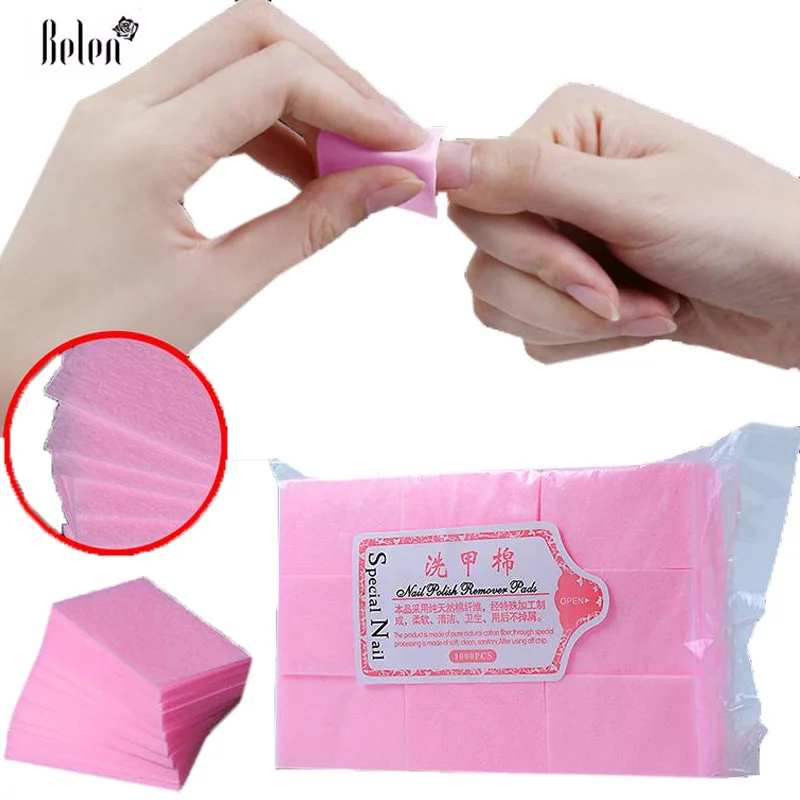 

900pcs UV Gel Nail Polish Resurrection Remover Wipe Nail Art Tips Manicure Nail Clean Wipes Cotton Lint Pads Paper