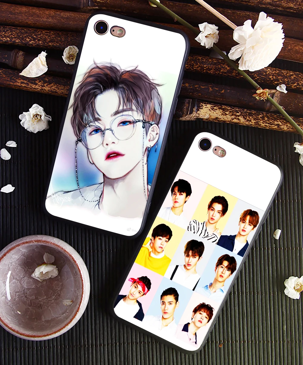 

DK Nine Percent idol group new phone case for Samsung s8 s9plus S6 S7Edge S5 Black Cover for iPhone 6 6s 7 8plus 5 X XS XR XSMax