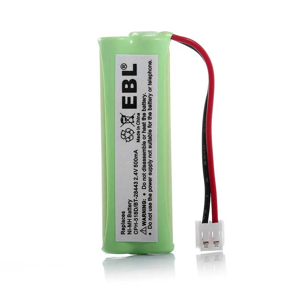 EBL 500mAh 2 4 v сменный никель металлогидридный Аккумулятор для Vtech Аккумуляторы