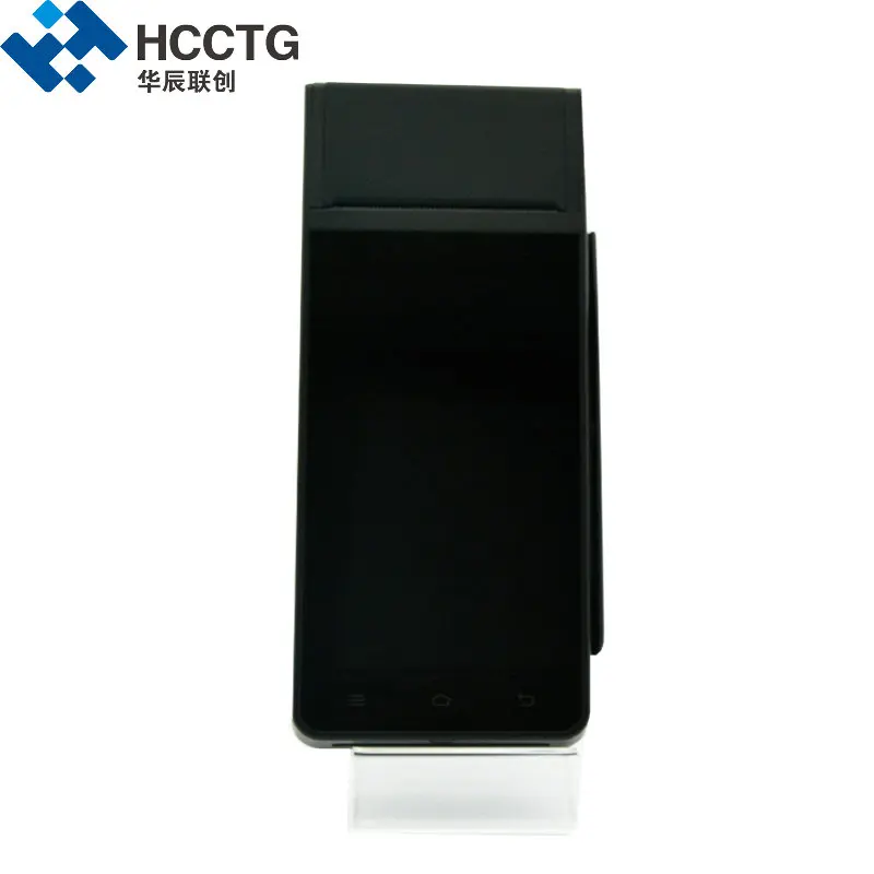 Magnetic Contact Chip NFC Smart Android 5.0 Inch Screen POS Machine 4G Payment System Device Handheld POS With Printer