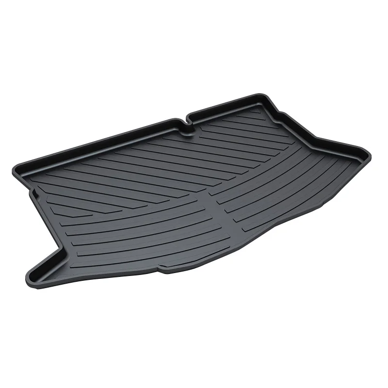 

3D Trunk Mat Premium Waterproof Anti-Slip Car & Trunk Tray Mat Protector Cover in Heavy Duty for Ford Fiesta Hatchback , Black