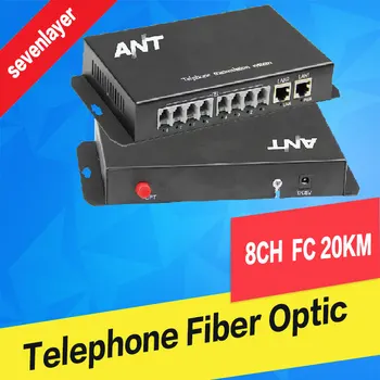 

8ch telephone to fiber optic converter PCM Voice over Fiber Optic fxs/fxo to fiber optic converter 1ch 100M Ethernet