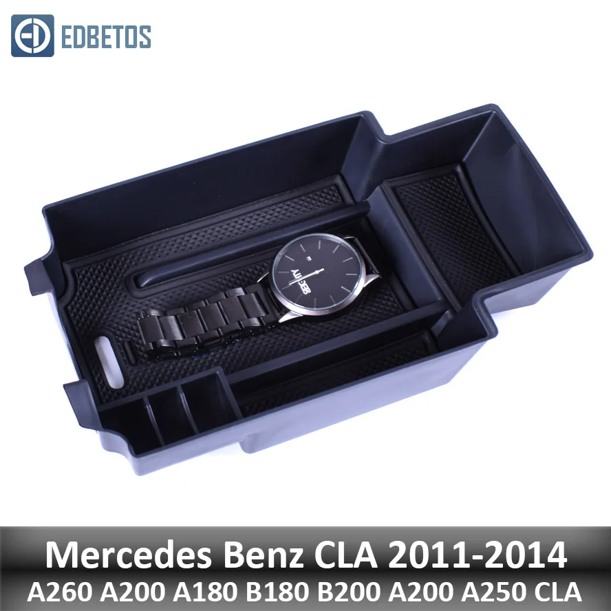 Подлокотник для хранения Коробка для Mercedes Benz A260 A200 A180 B180 B200 A200 A250 CLA GLA200 GLA220CDI GLA250 W176 A180 W246 B180 2011-14