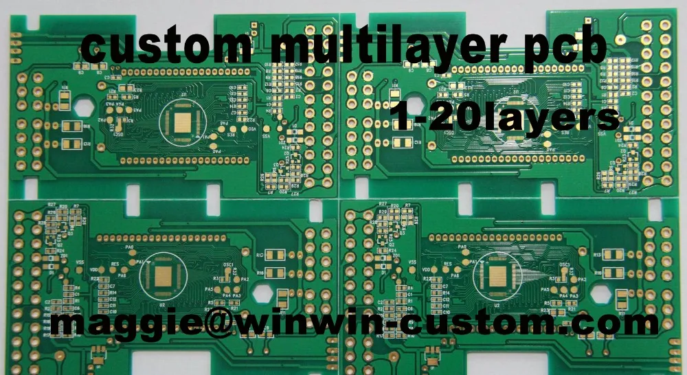 Free shipping 1pc 1~20layers custom multilayer pcb service Best Fr4 PCB prototype pcb board from PCB Manufacture