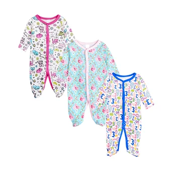 

Redkite 3 Pieces/lot Baby Footied Jumpsuit Newborn Infant
