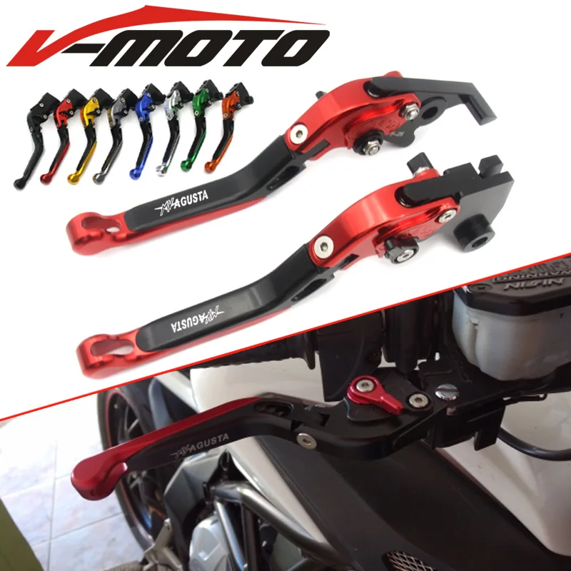 

For MV AGUSTA F3 675 F3 800/AGO/RC/ (not the AMG model) Motorcycle Accessories Adjustable Folding Extendable Brake Clutch Levers