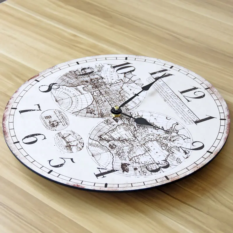 Настенные часы Saat настенные Reloj Horloge Мураль de Pared винтажные деревянные цифровые