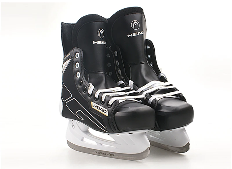 New Winter Adult Teenagers Kids Professional PU Thermal Warm Thicken Ice Hockey Skates Shoes With Ice Blade Comfortable Beginner