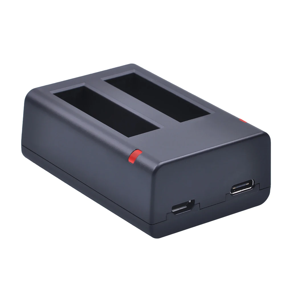 4 шт. для GoPro ASBBA 001 2720 мАч аккумулятор + двойное зарядное устройство USB экшн камеры