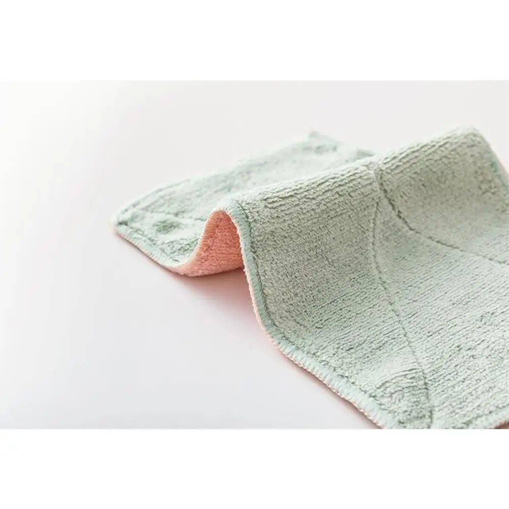 Домашний двойной цвет супер водопоглощающее полотенце для мытья кухонное полотенце чистящая ткань для мытья посуды