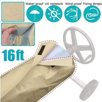 

4.9x0.96m Dustproof Cover Swimming Pool Roller Reel Cover Waterproof UV Protective Cover Solar Blanket Swimming Pool Accessory