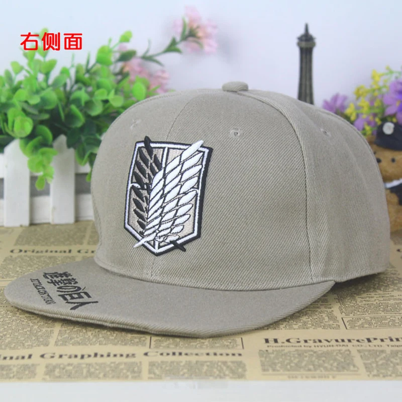 Cena 2017 mężczyźni kobiety Hip hop czapki Anime atak na Titan jeden kawałek Naruto tokyo ghoul czapka bejsbolówka z prostym daszkiem Cosplay moda bawełniany kapelusz