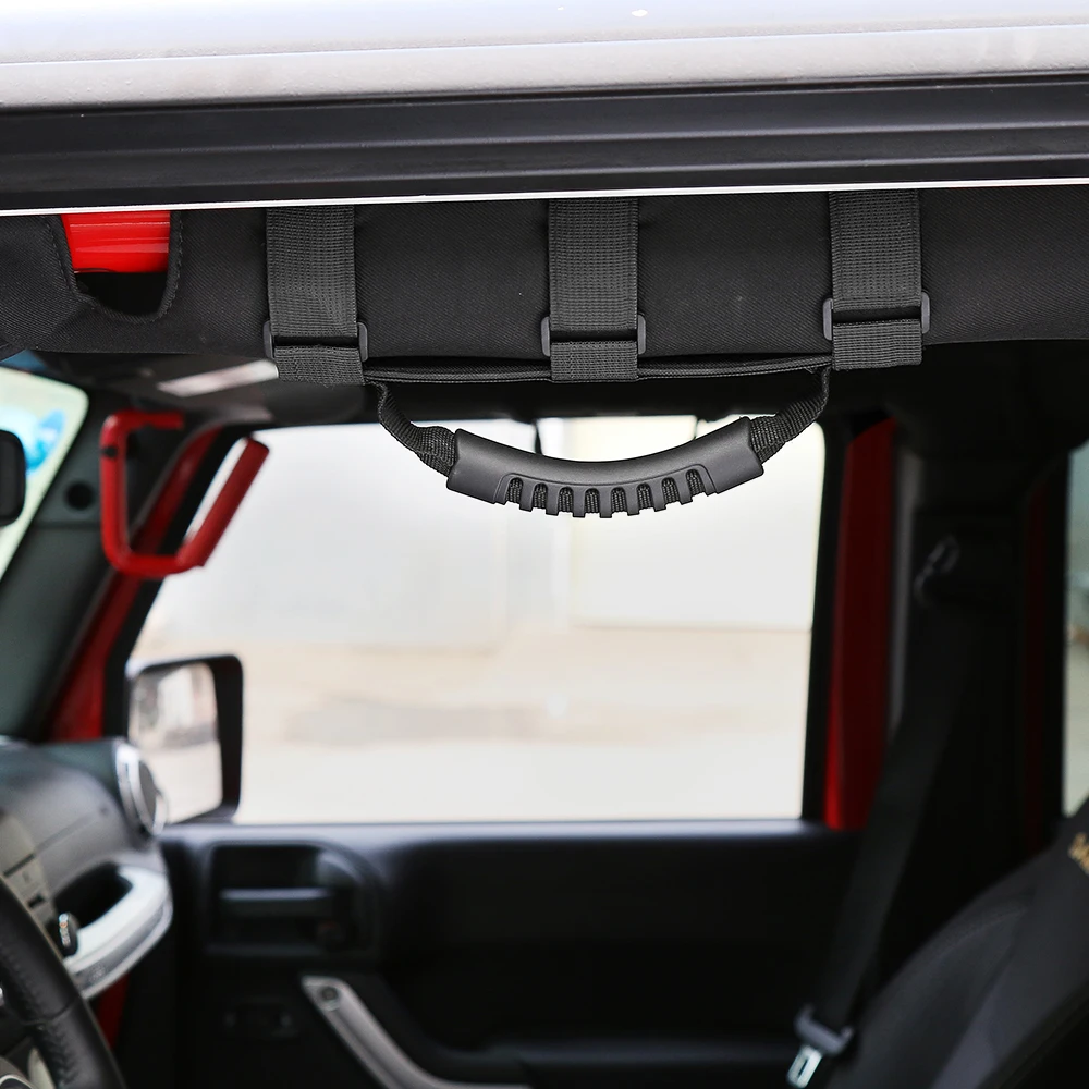 SHINEKA автомобильный рулон поручень с солнцезащитными очками держатель сумка для хранения подлокотник сумка Аксессуары для Jeep Wrangler CJ TJ JK JL