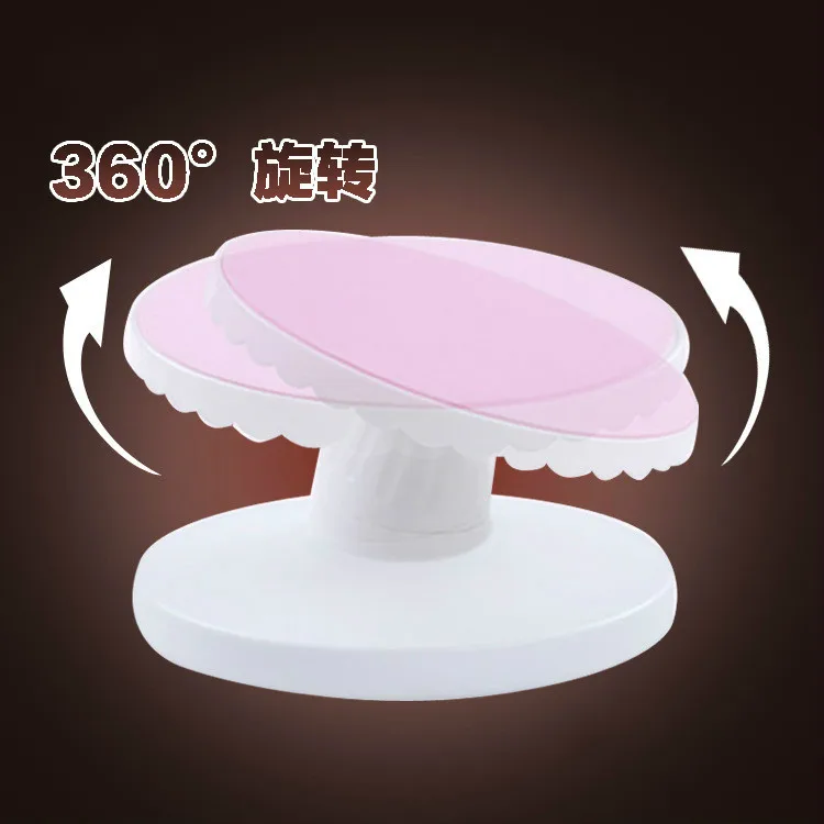 Высокое качество, розовая форма для выпечки, украшение торта, поворотный поднос, платформа для торта, инструменты для торта, M-1114
