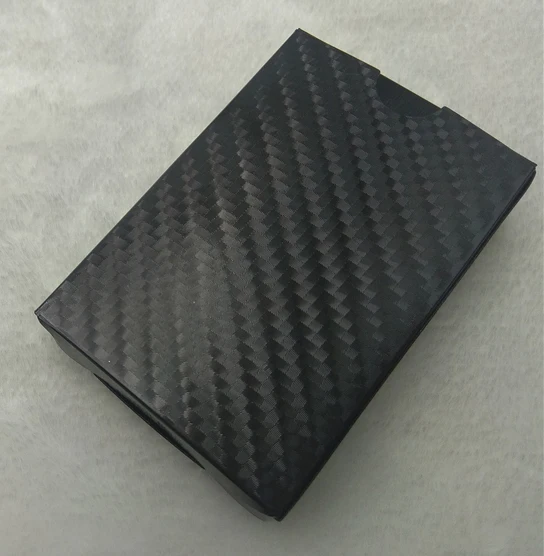 Черные пластиковые игральные карты 54 шт Водонепроницаемая коллекция черные алмазные карты для покера креативный подарок стандартные игральные карты - Цвет: Grid
