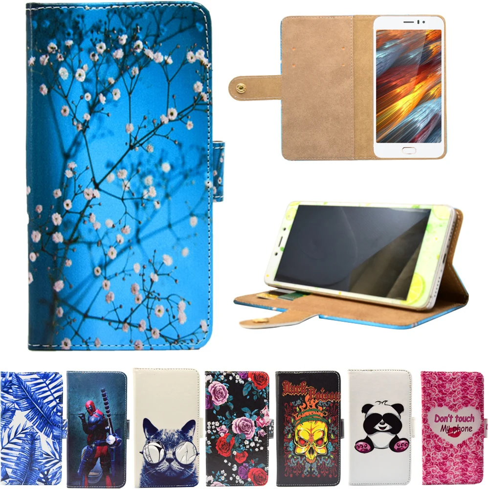 

New arrival PU Leather Phone Cases Cartoon Flip Wallet Stand Cover Case for XGODY D10 D11 D17 D18 D19 D23 S11 X12 X15s Timmy