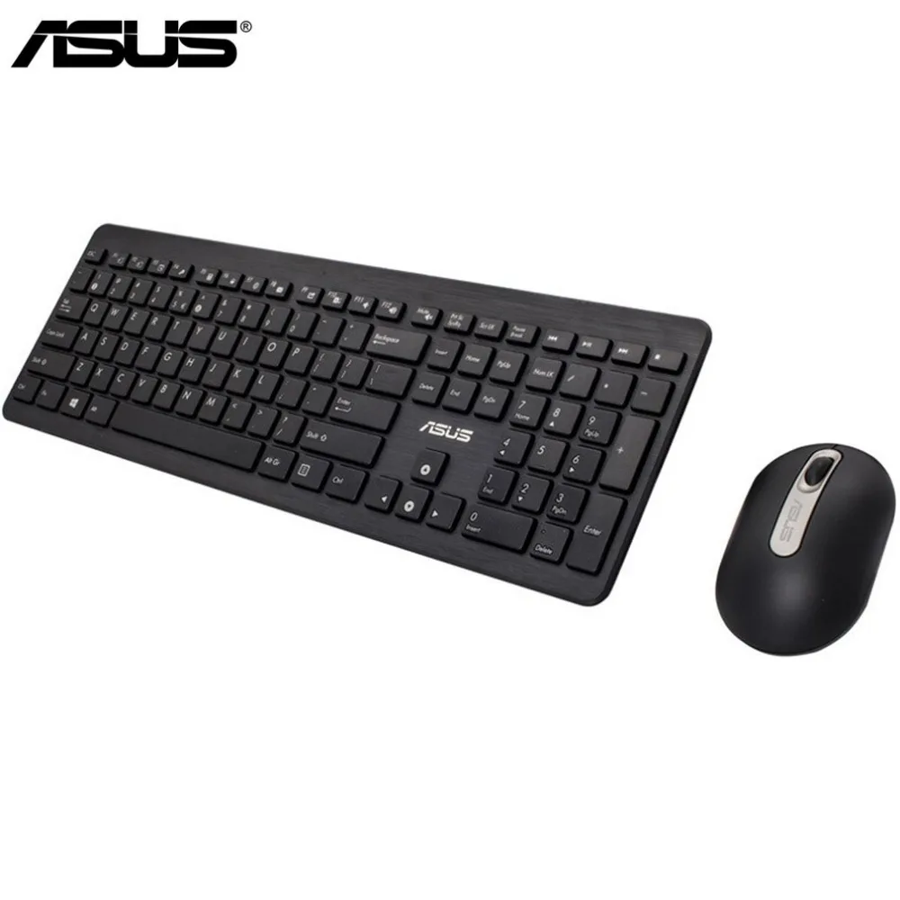 

Asus Professional teclado 2.4Ghz USB Wireless gaming Keyboard+Mini Mouse Set Portable Computer Keyboard for pc for Laptop/Tablet
