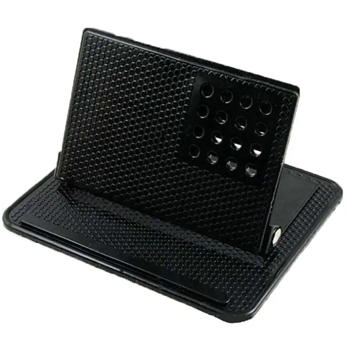 

360-Degree Rotatable Non-Slip Mat Car Dashboard GPS Navigator Phone Black Holder