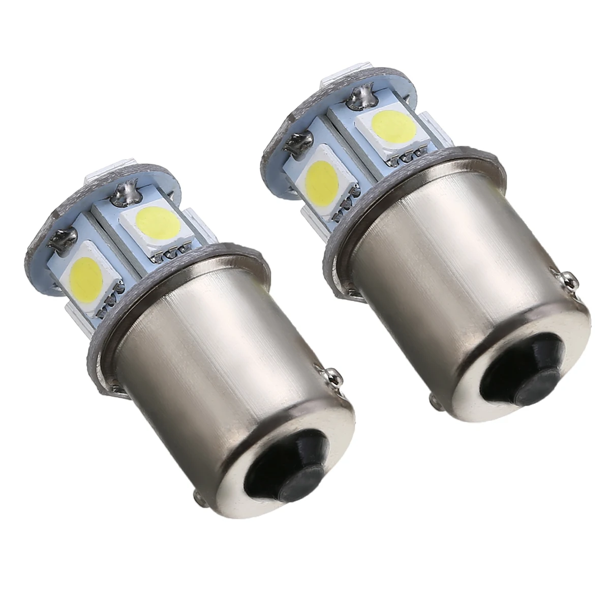 2X DC 12V 1156 Car Brake Light White 5050 8 SMD LED Tail Turn Signal Light Bulb Auto Side Marker Backup Stop Lamp