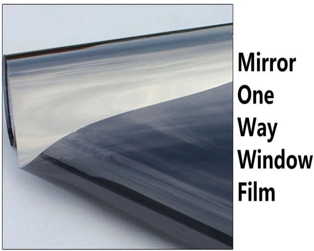 Sunice Grey&Silver Reflective Window film one way mirror Solar tint Privacy Window Film Glass Sticker for Home Office 0.5x3M