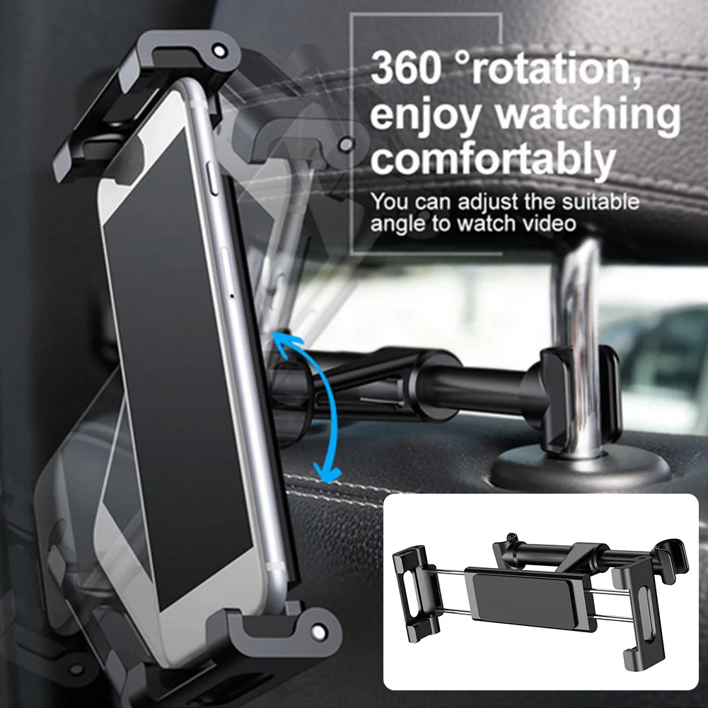 Fixed Car Backseat Mount Plastic Phone Holder Universal Bracket Steady 360° Rotation Adjustable Easy Install Stand For IPhone X | Мобильные