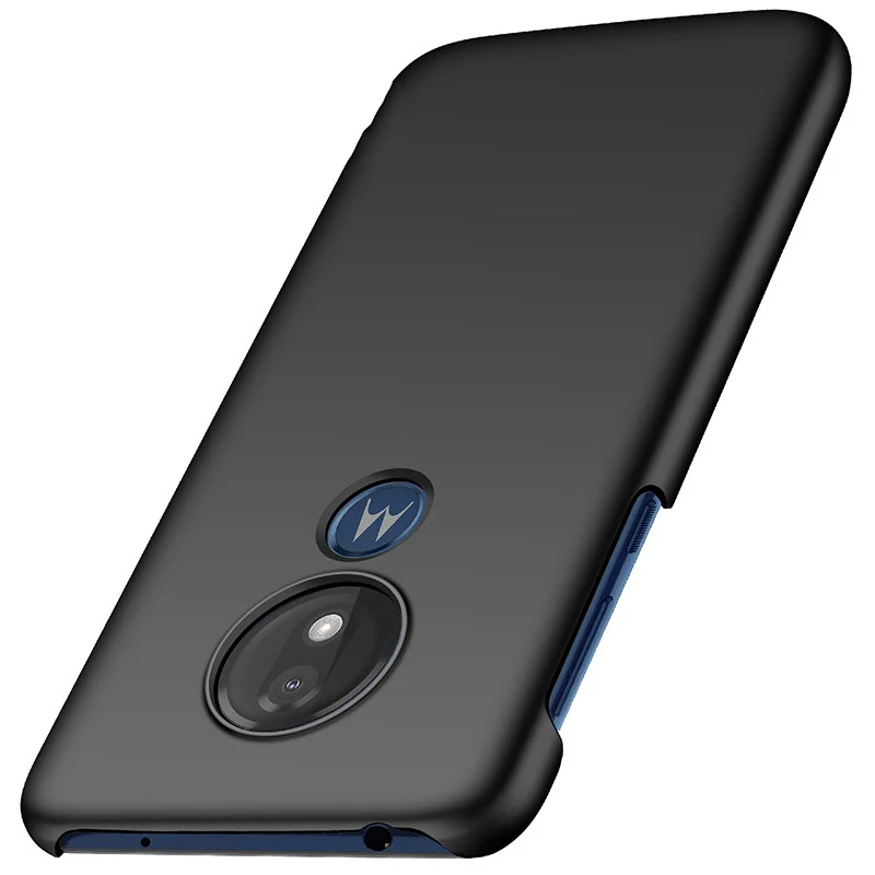 

For Motorola P40 G7 Power G7 Play Slim Colorful Rubber Frosted Matte Plastic hard Cover Case For Moto One Power E5 Play E5 Plus