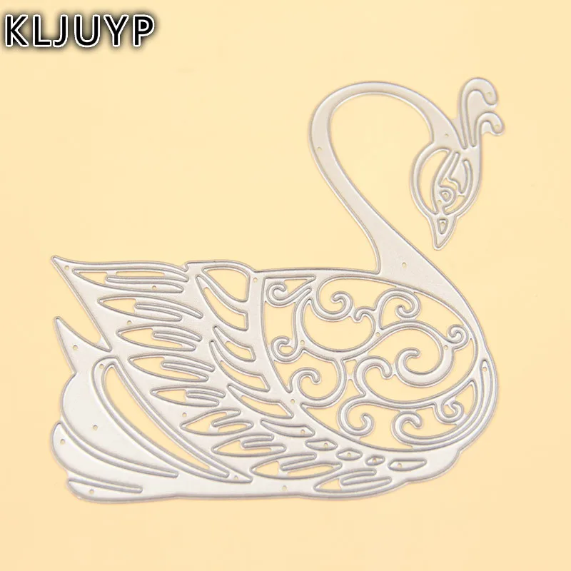 

KLJUYP Swans Metal Cutting Dies Stencils for DIY Scrapbooking/photo album Decorative Embossing DIY Paper Cards