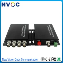 Мм, 4CH видео+ двунаправленный RS485 данных видео конвертер, 2 км, FC, евро зарядка, 4Ch CCTV волоконно-оптический мини передатчик и приемник