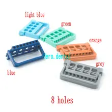 Зубные 8 отверстий Bur Endo Файлы Блок держатель стенд автоклавная дезинфекционная коробка Pop