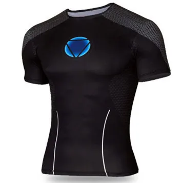 Father & Son Matching T-shirt Superhero Tops Tees Dad Kids 3D 1Ironman Gym Fitness Activity Sportswear